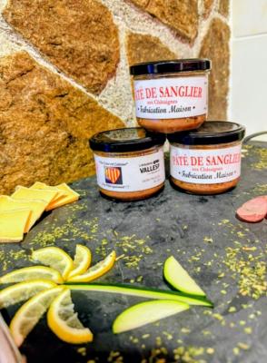 Pâté de sanglier aux châtaignes 